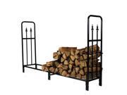 Sunnydaze 6 Foot Decorative Firewood Log Rack