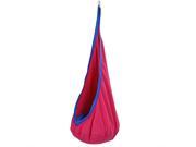Sunnydaze Hanging Hammock Nest Pod for Children Soft Cotton for Indoor and Outdoor Use 27 Inch Diameter Max Weight 170 lbs Pink