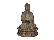 Tabletop Buddha Water Feature with LED light