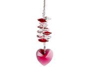 Woodstock Chimes WOODCDHP Crystal Heart Cascade Passion