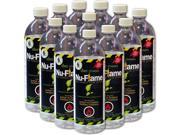 Nu Flame Liquid Bio ethanol Fireplace Fuel with Safety Valve Set of 12