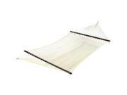 Sunnydaze Double Wide 2 Person Cotton Spreader Bar Rope Hammock 2 Person 450 Pound Capacity