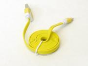Yellow 3FT 8 pin USB Sync Data Charging Cable for Apple iPhone 5 5S 5C 6 6 plus iPad 4 Air iPad mini iPod Touch 5 iPod Nano 7