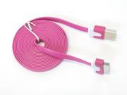 6 Feet Pink Purple USB Charging Charger Sync Data Cable Cord for iPhone 1 3G 3GS 4 4S iPad 1 2 3 iPod Touch 1 2 3 4