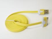 6 Feet Yellow USB Charging Charger Sync Data Cable Cord for iPhone 1 3G 3GS 4 4S iPad 1 2 3 iPod Touch 1 2 3 4