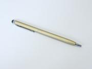 2 in 1 Gold Capacitive Touch Screen Stylus with Ball Point Pen For iPhone iPad ipod Touch Samsung Galaxy Nexus LG HTC