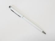 2 in 1 White Capacitive Touch Screen Stylus with Ball Point Pen For iPhone iPad ipod Touch Samsung Galaxy Nexus LG HTC