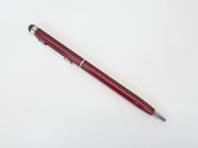 2 in 1 Dark Red Capacitive Touch Screen Stylus with Ball Point Pen For iPhone iPad ipod Touch Samsung Galaxy Nexus LG HTC