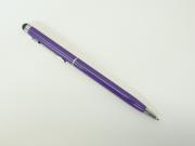 2 in 1 Deep Purple Capacitive Touch Screen Stylus with Ball Point Pen For iPhone iPad ipod Touch