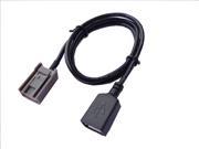 90cm Car USB Cable Adaptor AUX Cord MP3 CD Changer Fit for Brand Car FS