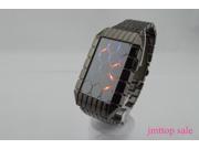 F08268 New High Quality Cool Military Watches Stainless Steel Digital LED Watch Men Wristwatch