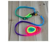 F10387 1 Piece Pet Products Colorful Pet Harness Dogs Harness Leash Nylon 1.0cm 120cm Collars Leads