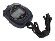 F14948 LEAP PC3860 Professional Digital Stopwatch Timer Handheld Electronic Pocket Running Timer 60 Memory 3 Row Large Display