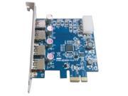 Q00431 WBTUO LT109 PCI Express PCI E to USB 3.0 Card Expansion Card Adapter PC