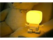 Intelligent Energy saving Lamps Sensor Voice Control LED Night Light Bedside Lamp Yellow Light