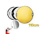 Meking 110cm 5in1 Observing Folding Portable Collapsible Reflector With Carrying BagFor Photo Studio SLR Camera Lighting