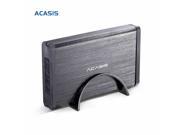High Quality Aluminum Alloy Acasis BA 06US 3.5 Inch USB 3.0 To SATA External HDD Enclosure 4TB Hard Drive Case Black