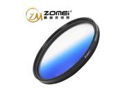 Zomei GC Blue 77mm Blue Color Graduated Filter Circle Lens Optical Neutral Density for SLR DSLR 24 70 24 105