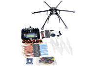 Six axle Hexacopter Unassembled GPS Drone Kit with Flysky FS i6 6CH 2.4G TX RX APM 2.8 Multicopter Flight Controller