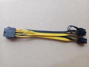 CPU 8Pin to Graphics Video Card Double PCI E PCIe 8Pin 6Pin 2Pin Power Supply Splitter Cable Cord 15cm