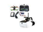 5.8G 40CH FPV 2.4G 6CH RC Mini Racer Quadcopter Drone Tarot 130 RTF Full Set TL130H1 Walkera Goggle 4 520TVL Camera with Battery