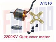 A1510 2200KV Brushless Outrunner Motor Propeller Adapter For Mini RC X axis Aircraft Fixed wing UFO