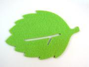 Creative Green Leaf Shape Coffee Tea Bar Cup Mat Pad Cup Coaster Cushion Decoration Protector