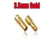 100 Pairs Thick Gold Plated 3.5mm Bullet Connector banana plug For ESC battery