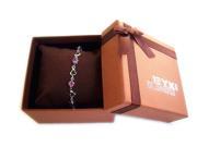 Fashion Heart CZ diamond Style bangle chain bracelet w Gift Box for Woman lady Girlfriend Best gift