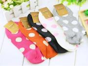 Dot Cotton Socks Slipper Casual Boat sock For Lady Girl Kids