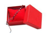Fashoin CZ diamond Double Heart Style bangle chain bracelet w Gift Box for Woman lady Girlfriend Best gift