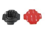 360 Degree Turn Lock Helmet Mount Adapter w 3M Sticker Curved Base for Gopro Hero 3 3 Camera