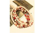 Colorful Women s Lucky Blessing Natural Stone Crystal Beads Multilayer Bracelet Chain Bangle