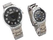 1 Piece New Classic Steel Quartz Wrist Watches Best Gift for Men or Women or Lovers