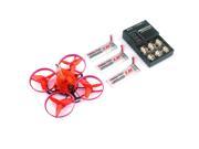Snapper7 Brushless Whoop Racer Drone BNF Micro 75mm FPV Racing Quadcopter Crazybee F3 Flight Control Flysky RX 700TVL Camera VTX stardered 3 batteries