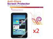 rooCASE 2 Pack Anti Glare Matte Screen Protectors for Samsung GALAXY Tab 2 7.0