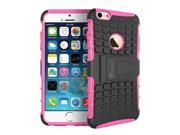 iPhone 6s Plus Case GearIt iPhone 6 [BLOK Armor] Hybrid Dual Layer Rugged Case Cover with Kickstand GearIt Made for Apple iPhone 6 Plus 6s Plus 2015 Pink