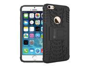 iPhone 6s Case [TRAC Armor] Hybrid Dual Layer Rugged Case Cover with Kickstand GearIt Made for Apple iPhone 6 6s 2015 Black