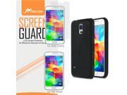 roocase Samsung Galaxy S5 Bundle Slim Fit Hybrid EZ Grip TPU Case with 4 Pack Screen Protectors Film Guard 2 High Definition HD Clear and 2 Anti Glare Matte