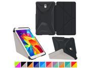 roocase Samsung Galaxy Tab S 8.4 Case Origami 3D [Granite Black Cool Gray] Slim Shell for Galaxy Tab S 8.4 Inch 8.4 Smart Cover with Landscape Portrait T