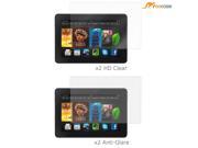 roocase Fire HD 6 Screen Protector roocase Amazon Fire HD 6 2014 4 Pack HD Crystal Clear and Anti Glare Matte Screen Protectors for Fire HD 6 Tablet 2014