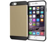 iPhone 6s Case roocase Slim Fit [EXEC TOUGH] Hybrid PC TPU Armor Case for Apple iPhone 6 6s 2015 Champagne Gold