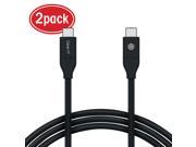 USB Type C Cable GearIt 2 Pack 3ft Hi Speed USB 3.1 Type C USB C 10 Gbps Connector Charge Sync Cable for Nexus 6P 5X Lumia 950 950XL New Apple Macbook 12