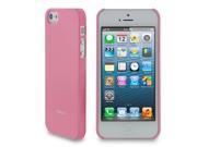 iPhone SE Case Apple iPhone SE 5s 5 Shell Case rooCASE Ultra Slim Hard Shell Glossy Shine Back Case Cover for iPhone SE 5s 5 Pink