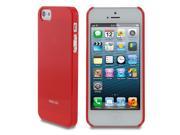 iPhone SE Case Apple iPhone SE 5s 5 Shell Case rooCASE Ultra Slim Hard Shell Glossy Shine Back Case Cover for iPhone SE 5s 5 Red