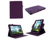 rooCASE ASUS MeMO Pad FHD 10 Case ME302C ME301T Dual View Multi Angle Stand Cover Purple