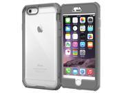 iPhone 6s Plus Case roocase [Glacier TOUGH] iPhone 6 Plus Hybrid Clear PC TPU Armor Full Body Case Cover with Built in Screen Protector for Apple iPhone 6 Pl