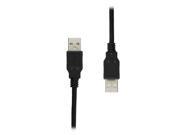 3 ft Hi Speed USB 2.0 Cable Type A Male to Type A Male Lifetime Warranty