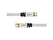 GearIt Coaxial RG6 Digital Audio Video Cable 3 Feet 0.9 Meters UL CL2 In Wall Rated RG 6 F Type 75 Ohm Gold Plated Connectors White