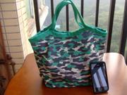 New Green Camo Canvas Home Lunch Tote Shopping Bag Women Women s Handbag Purse for Girl Kids Lady Pocket
